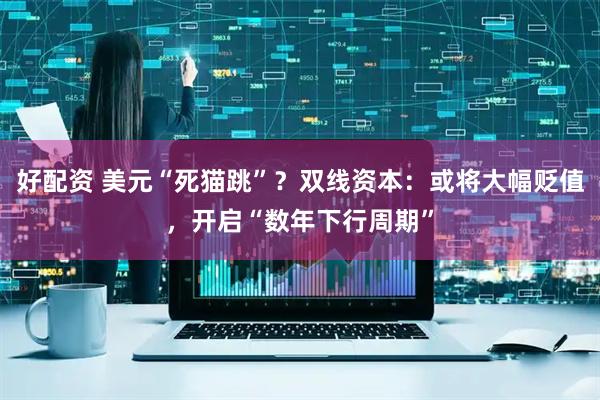 好配资 美元“死猫跳”？双线资本：或将大幅贬值，开启“数年下行周期”